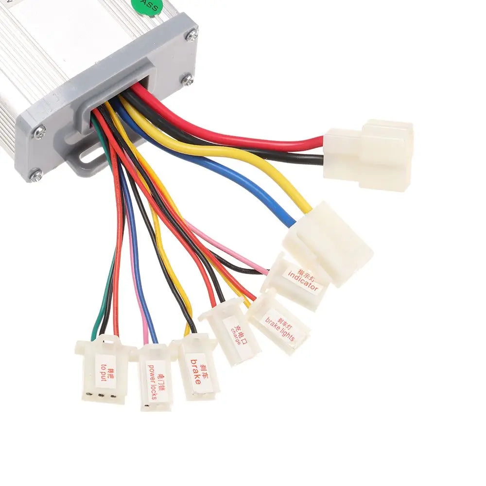 E-bike Accessories 24V/36V/48V Electric Bicycle Parts Bicycle Controller Brushed Controller Electric Bike Motor
