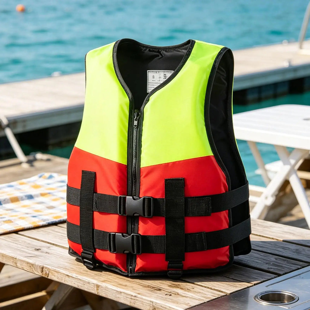 Swim Vests Quick-Dry Buoyancy Aid With Zipper Swim Trainer Vest For Boating Fishing Surfing Kayak Rowing Water Sports River Lake