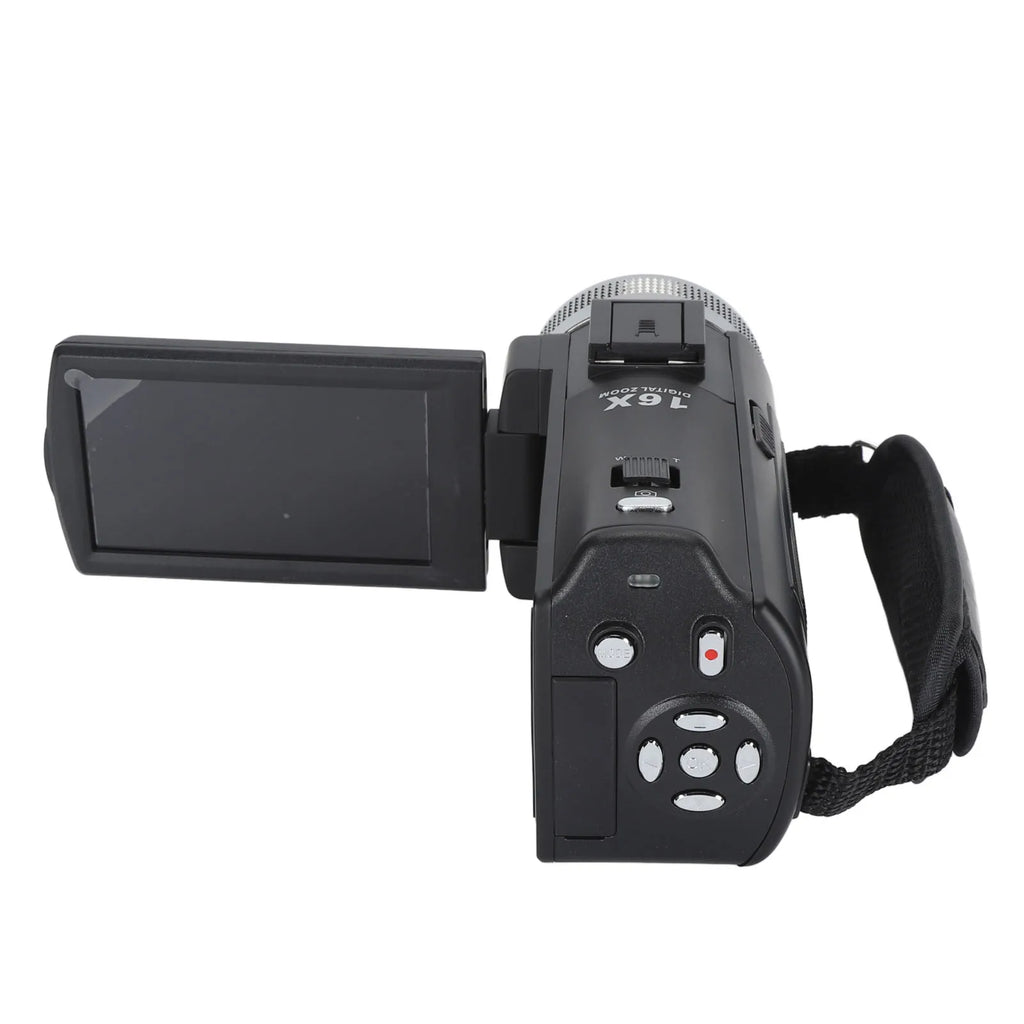 Video Camera Camcorder 30MP 1080P HD 3 Inch TFT LCD Screen 16x Zoom Night Vision Vlogging Camera with Microphone Remote Control