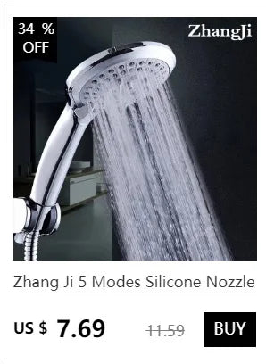 Zhang Ji LED Temperature Sensitive 3-Color Light-up Faucet Kitchen Bathroom Glow Water Saving Faucet Aerator Tap Nozzle Shower