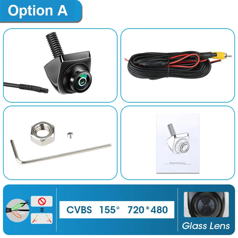 AHD 1080P Car Rear View Camera Night Vision Reversing Auto Parking IP68 Waterproof CCD Auto Backup Monitor 170 Degree HD Image