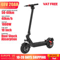 HUANCI X9B 1000W Electric Scooter E Scooter 48V20AH Foldable E-Scooter E-Scooters 40km/h Scooter Electric 10 Inch E-Scooter Adul