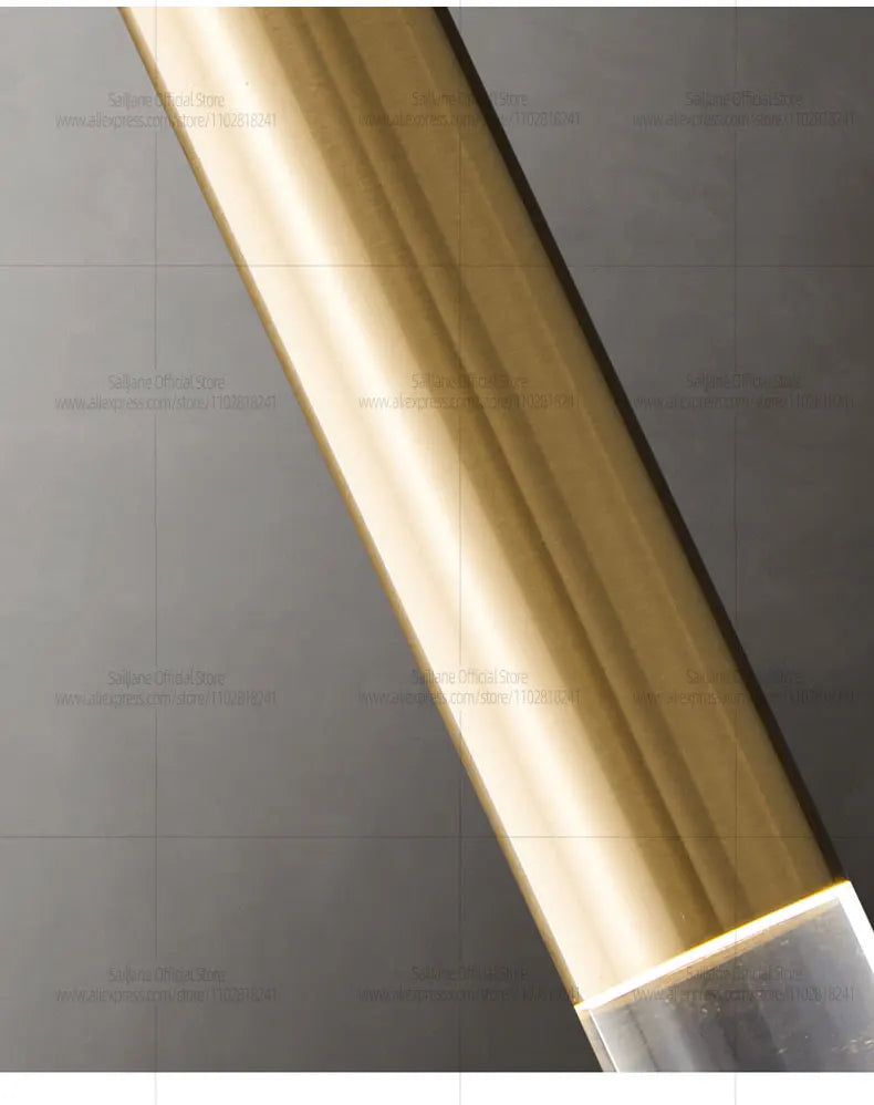Modern LED Long Pendant Light  Kitchen Ceiling Lamp Bedroom Bedside Lamp Dining Counter Decoration Chandelier Indoor Lighting