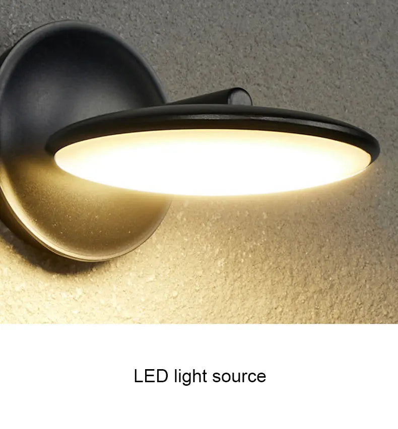 Modern Minimalist Led Waterproof Outdoor Rotatable Wall Light, Bedside, Living Room, Corridor, Aisle Wall Light