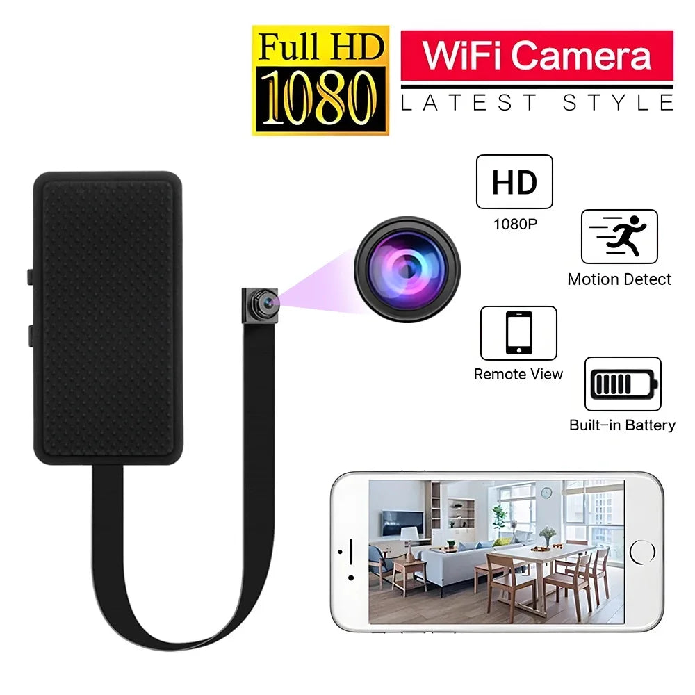 HD 1080P DIY Mini Camera Portable Wireless Module Night Vision WiFi Cam Motion Detection Camcorder Loop Recording Remote View