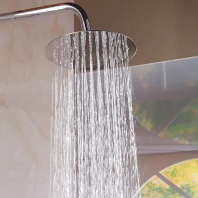 1 Pcs 8-inch 304 Stainless Steel Showerhead Top Showerhead Pressurized Shower Head Bathroom Showerhead Shower Head Single Head