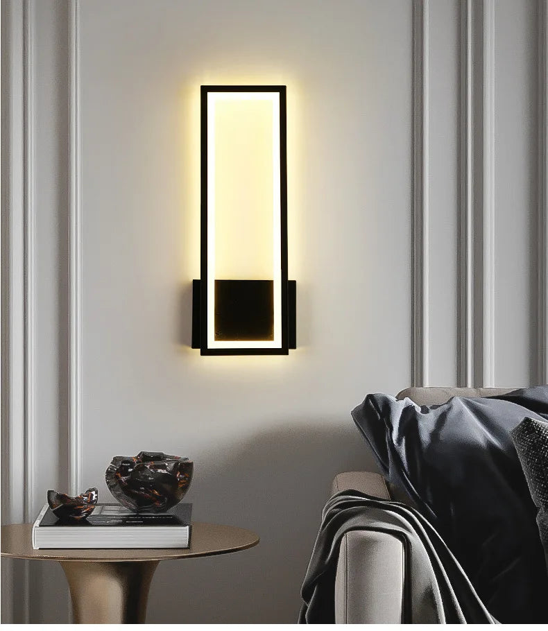 Modern Creative Wall Light LED Simple TV Background Wall Lights Bedroom Bedside Wall lamp Decorations Kitchen Indoor Lighting