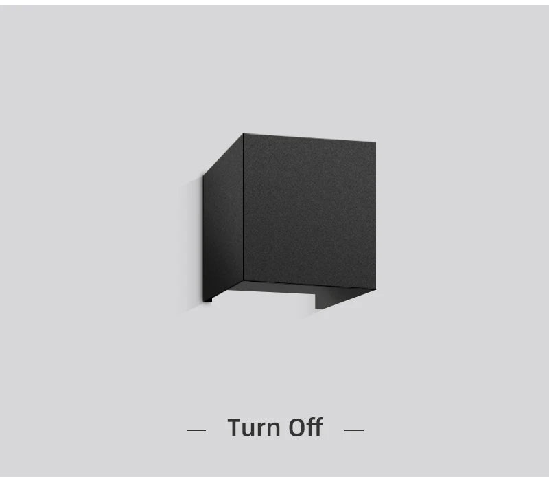 Wall Light Outdoor LED Waterproof External Stairs Street Interior Garden Living Room Fixture Decorative Home Lamp Decor Wall Led