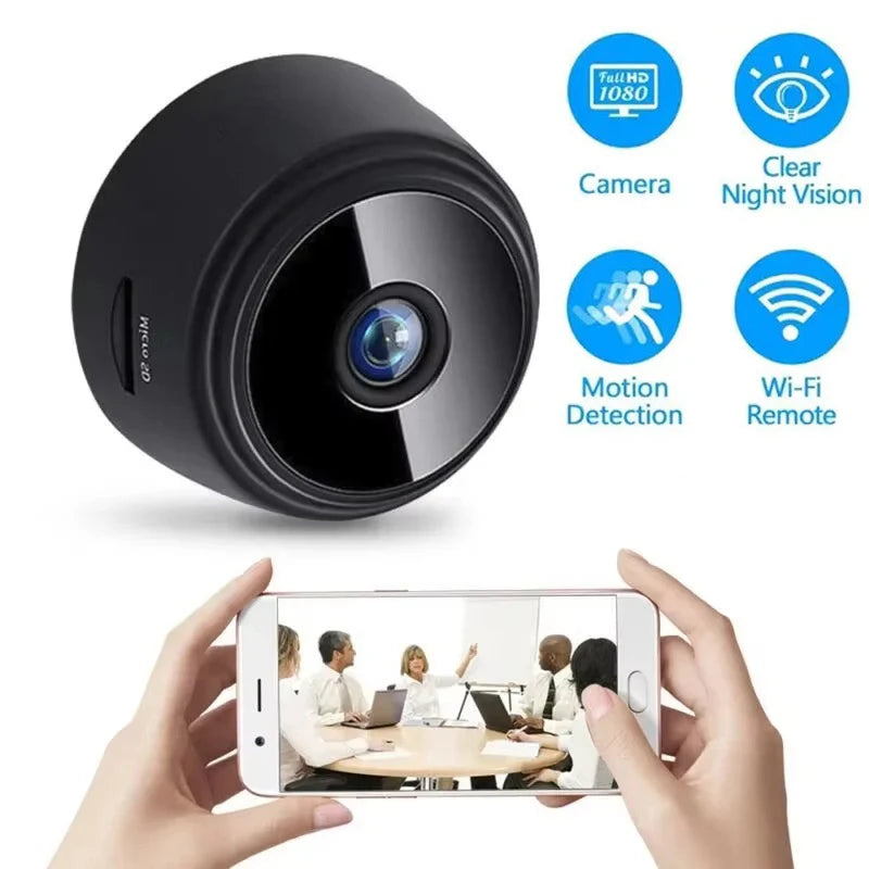 Monitoring Camera Mobile 1080P HD WiFi Surveillance Cameras Sensor Camcorder Web Video Smart Home Safety Wireless Security Camer