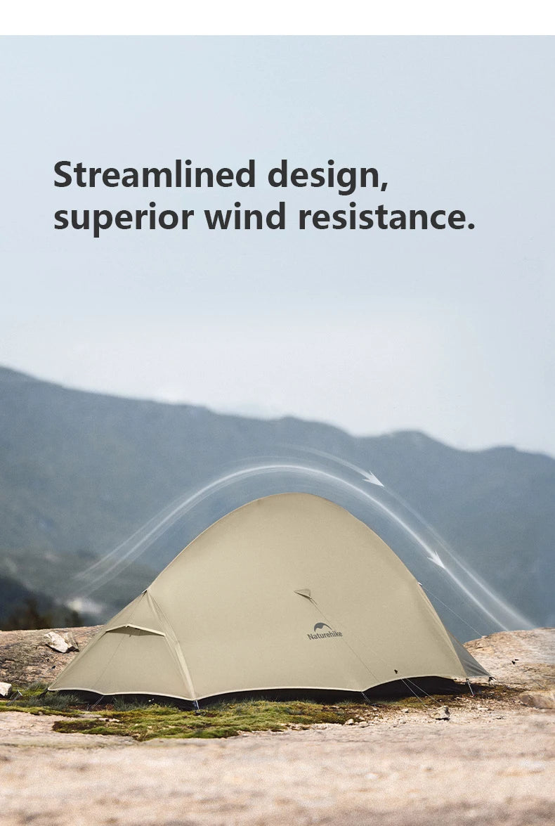 Naturehike Cloud Up 1 Upgraded Tent Ultralight Camping Tent Waterproof Outdoor Hiking Travel Tent Backpacking Cycling Tent