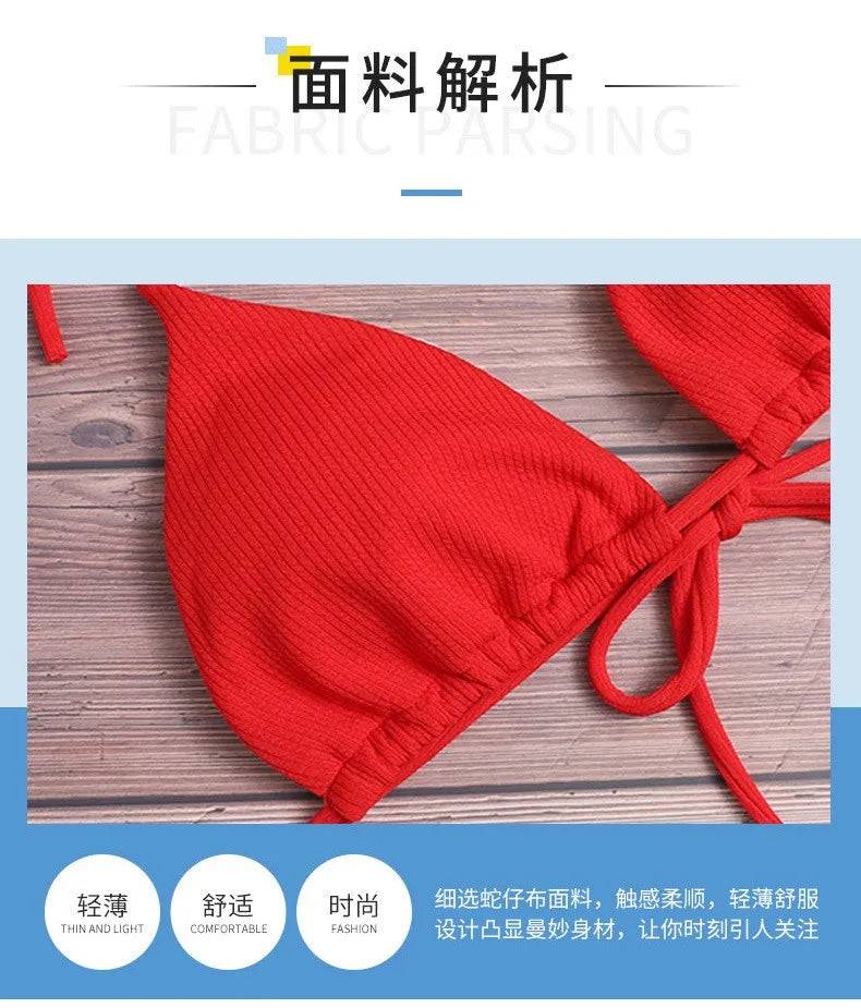 Bikini Women's Swimwear Bikini Sexy Bikini Swimwear Push Up Swimwear Women's Swimming Beach Suit Women's