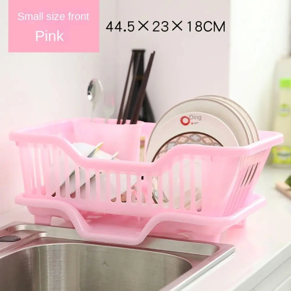 Kitchen Chopsticks Spoons Organizer Countertop Dinnerware Drain Board Storage Rack Dish Drying Rack Utensils Drainer Rack