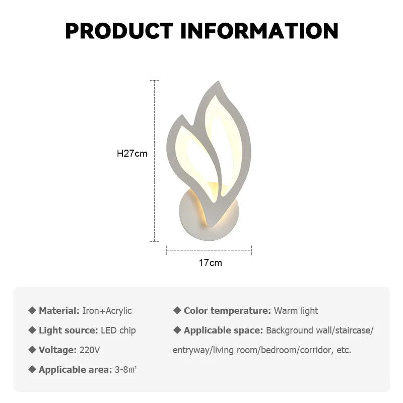 Modern Led Wall Lamps For Living Room Decor Interior Wall Light Bedside Lamps Indoor Lighting Wall Decor Luxury Wall Lights