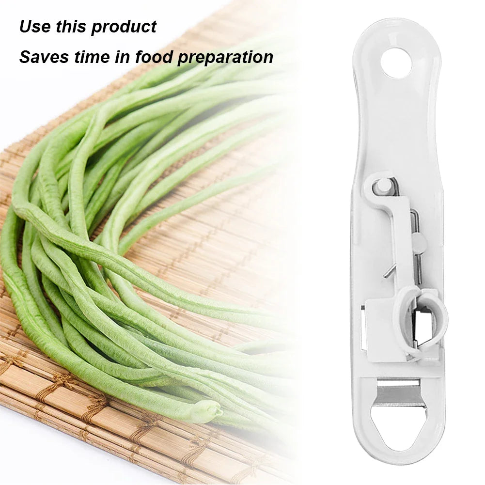 1PC Green Bean Slicer Cutter Cut Fruit Vegetable Stringer Peeler Remover Vegetable Cutter Kitchen Gadgets Kitchen Accessories