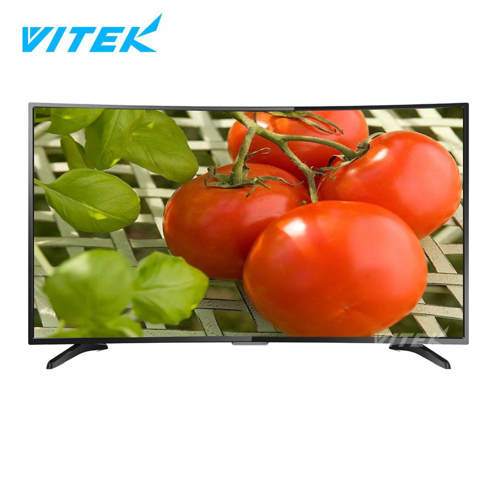 VTEX 55 Inch Wholesale Bulk OEM Flat Screen Television Set,4K UHD SmartTV Curved