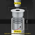 Sewer Trap Silicone Drain Pipe Seal Plug Kitchen Sink Sewer Plug Bathroom Accessories Siphon Tube Bathtub Home Drains Drainer