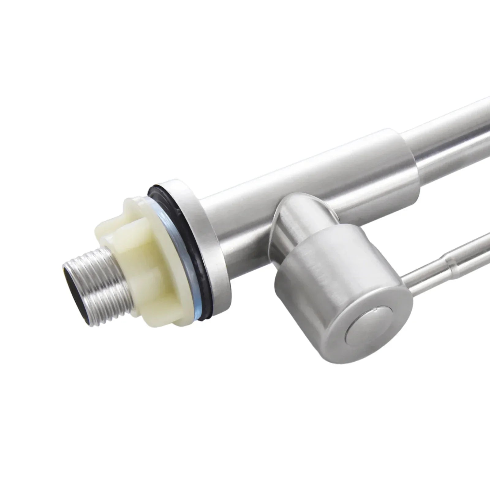 Kitchen Faucet Stainless Steel -=-Water Tap Single Cold Free Rotation Deck Mounted =-Single Lever Bathroom Kitchen Sink Faucet