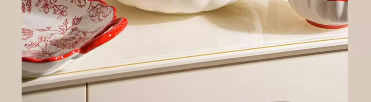 Modern Red Dinner Set Plates Luxury Designer Italian Round Plates Dinner Sets Ceramic Elegant Aparelho De Jantar Kitchen Dishes