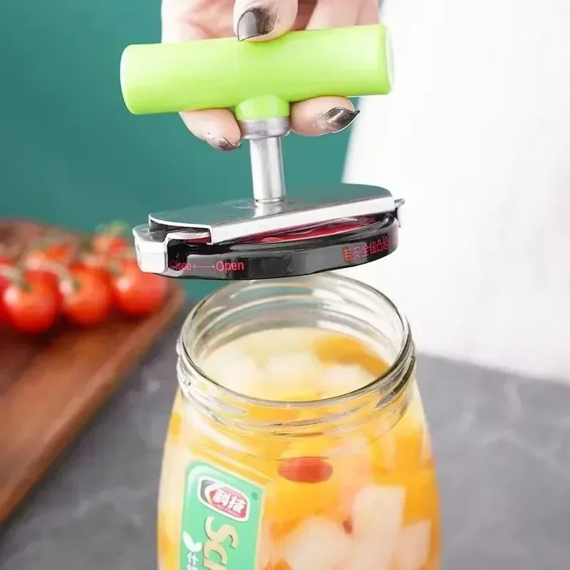 Opener Adjustable Opener of Jars and Lids Stainless Steel Bottle Opener Wine Beer Cans Accessories Kitchen Gadgets