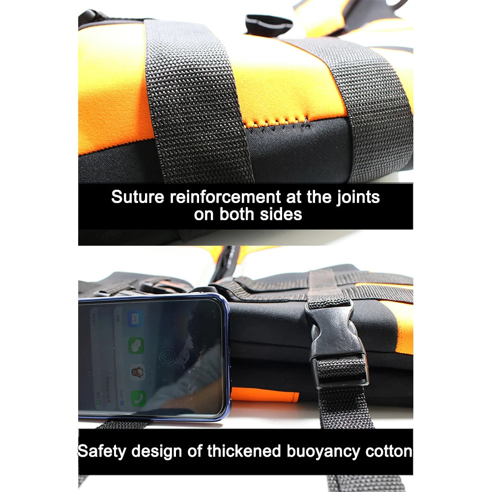 Fishing Water Ski Vest Buoyancy Boating Skiing Driving Vest Lightweight Safety Buckle Floating Foam for Surfing Sailboard Rowing