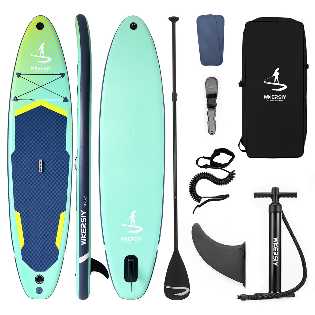 11'/335cm Inflatable Paddle Board Stand Up Paddleboard SUP for 2 Persons 32' Width 4 Colors with ISUP Accessories