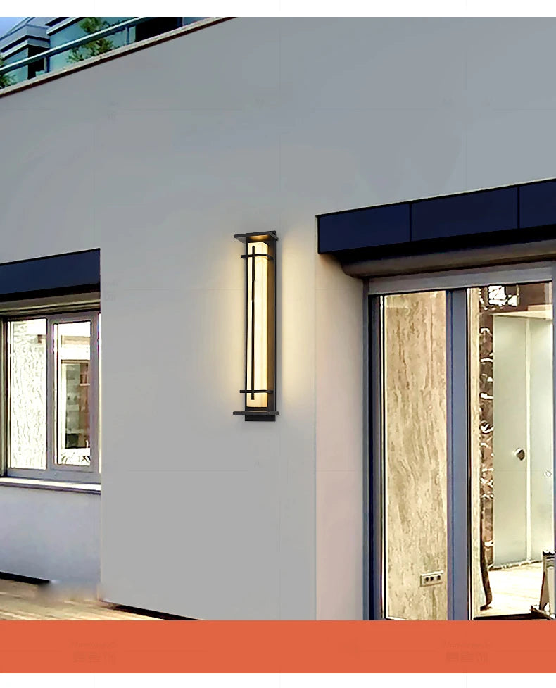 Outdoor Wall Lighting Modern simple villa Waterproof wall lamp Exterior wall Porch Balcony Stainless steel Garden Terrace light