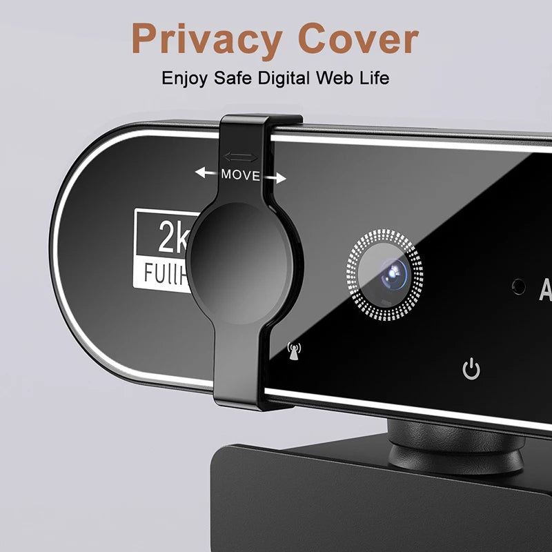 4K Webcam Video Camera 2K Autofocus Streaming Web Cam With Microphone Full HD 1080P Webcams for PC Computer Laptop