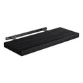 1pc Wall Mounted Floating Shelves Wooden Deeper Storage Shelf Multi Functional Thicker Bathroom Shelves