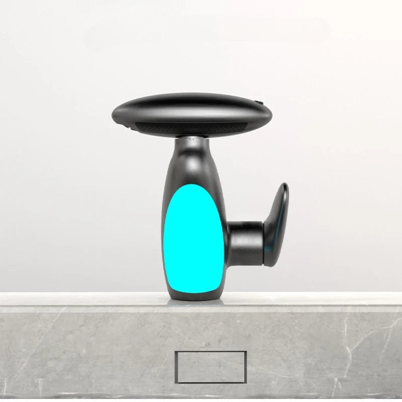 Modern Basin Faucet with Four Water Flow Options, Hot and Cold Water Mixer, Bathroom Sink Tap Faucet