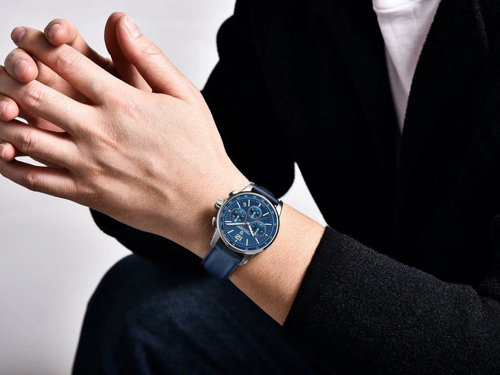 PAGANI DESIGN Men Quartz Watch Modern Light Simple Fashion Pioneer Stainless Steel Tachymeter Waterproof Calendar Luminous Watch