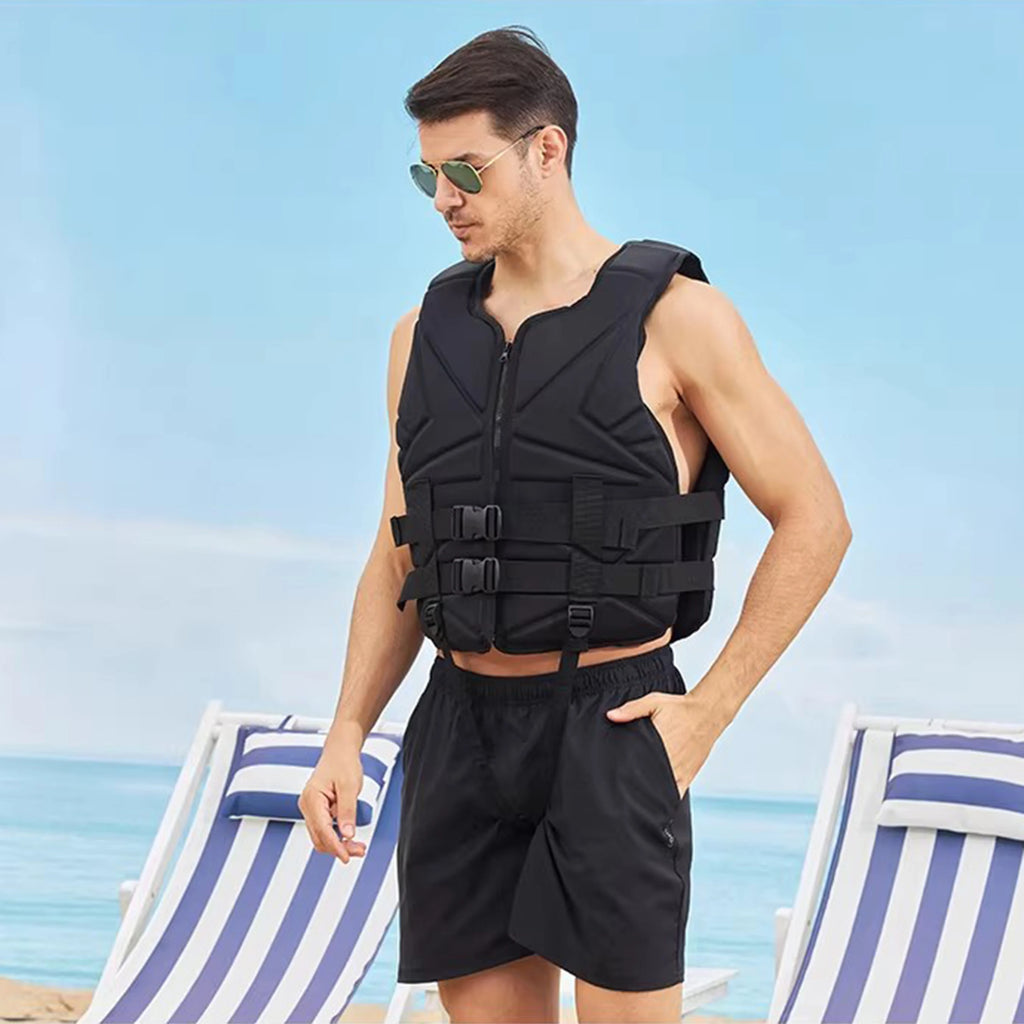 Neoprene Life Jacket Adult Kids Life Vest Water Sports Fishing Vest Kayaking Boating Swimming Surfing Drifting Safety Life Vest