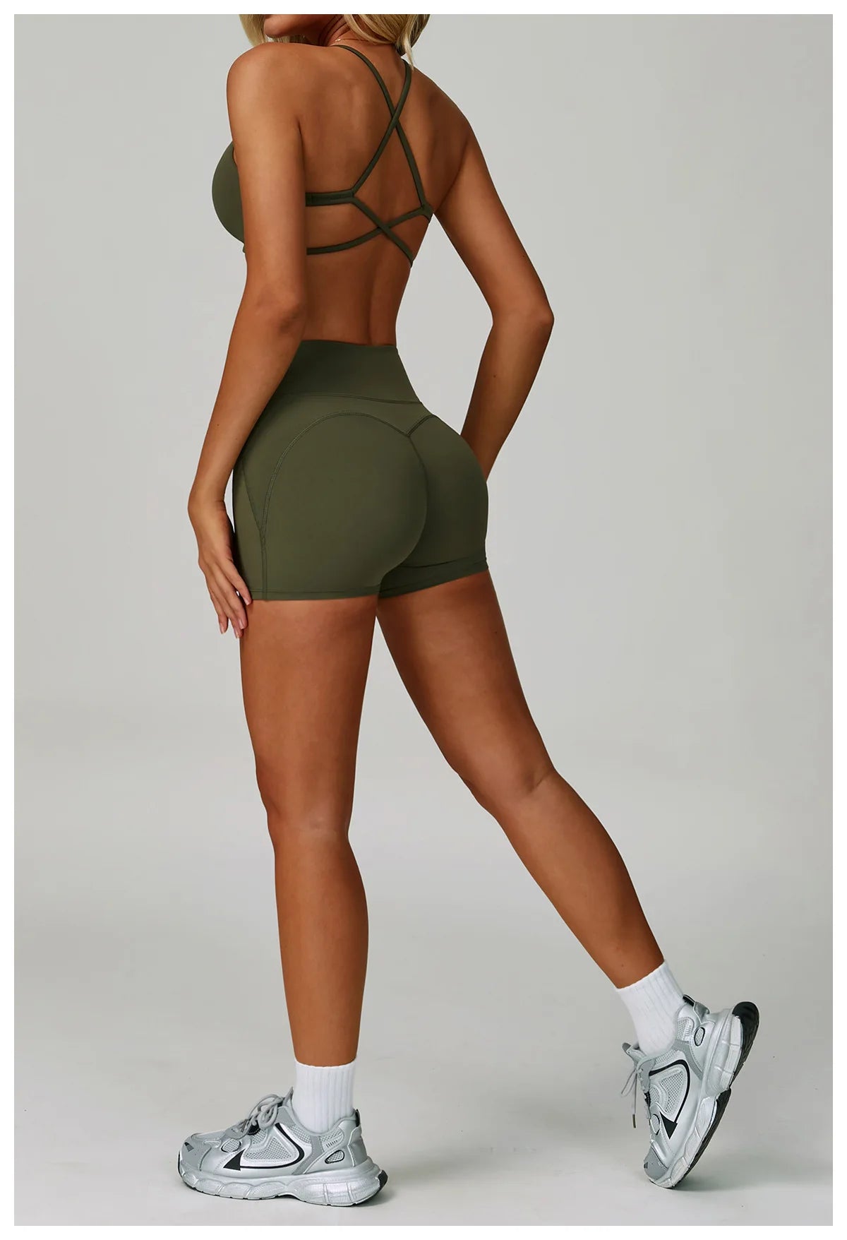 2Pcs Sets Women's Tracksuit Fitness Clothes Yoga Sets Sportswear Workout Bra High Waist Leggings Set Gym Clothing Sports Suits