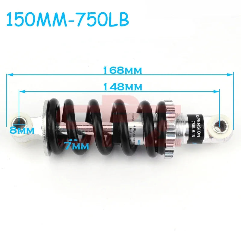 Electric Bike 90-215mm 400-2000lbs Suitable for 47cc49CC Bicycle Mini Motorcycle Spring Shock Absorber Suspension Shock Absorber