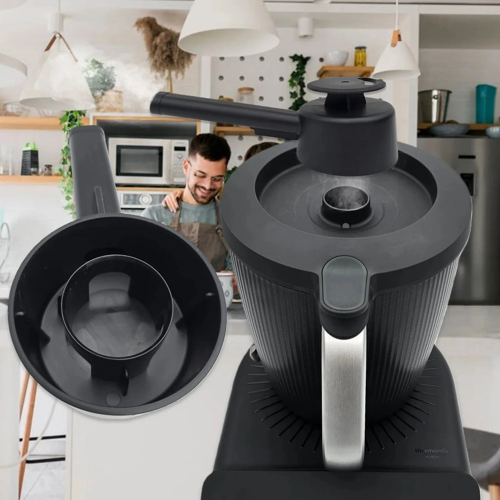TM7 steam splitter is a 360 ° rotating, washable, and reusable blender accessory for heat-resistant kitchen appliances. ﻿