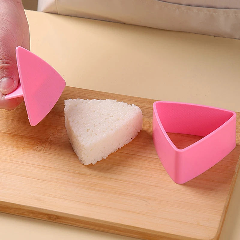 1PC Portable Rice Ball Maker Onigiri Mould Japanese Bento Rice Mold Maker Kit Non Stick Rice Mould For Kid Lunch Kitchen Gadgets