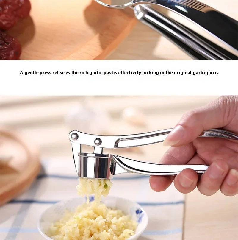 Kitchen Stainless Steel Garlic Smasher Squeezer Manual Press Grinding Tool Kitchen Accessories Kitchen Accessories Tools