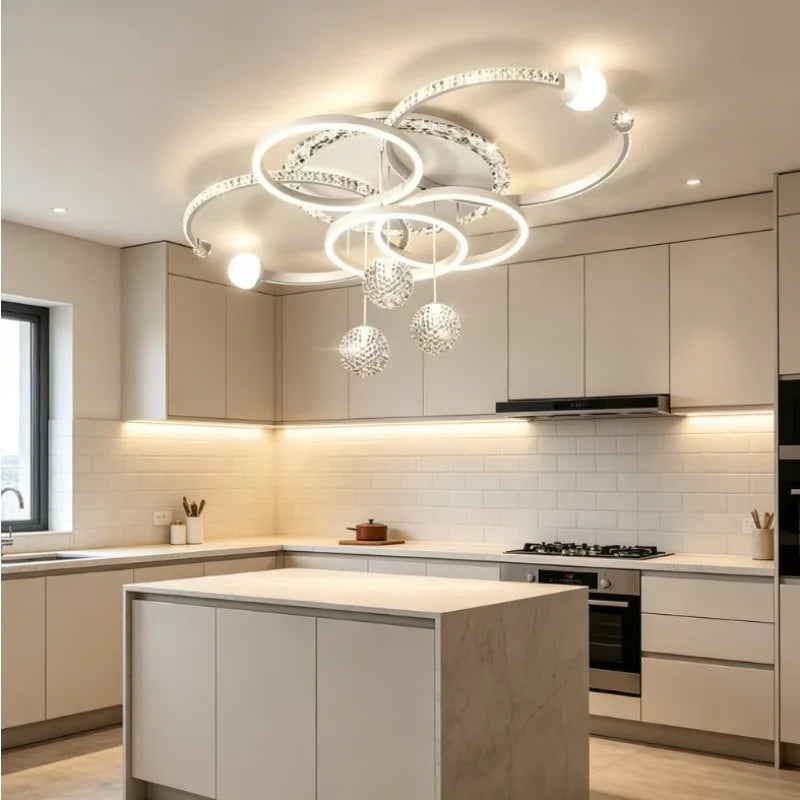 Modern Light Luxury Master Bedroom Pendant Lamp LED Creative Restaurant Lamp Villa Bedroom Interior Decoration Lighting Fixtures