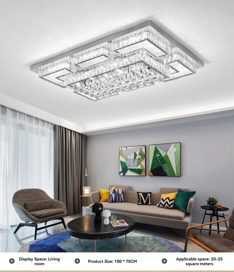 Modern Light Luxury Ceiling Led Crystal Ceiling Light Home Decoration Home Decoration Bedroom Dining Room Kitchen Lighting