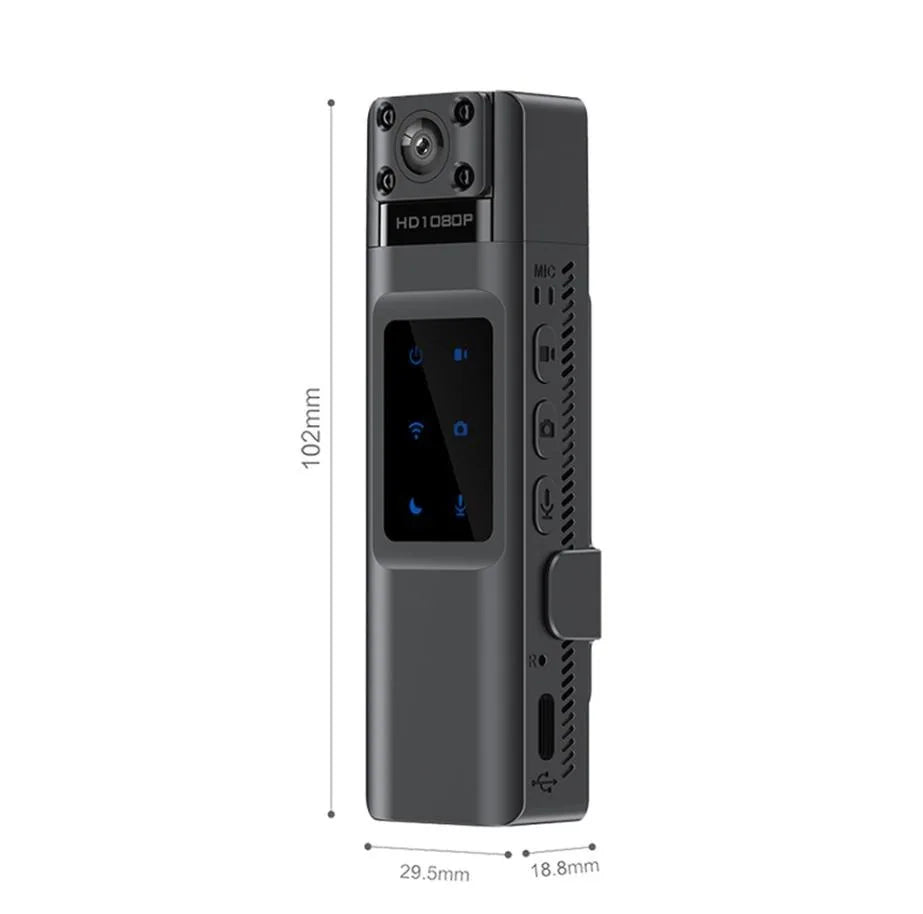 1080P HD Mini Camera Portable Small Digital Video Recorder Surveillance Camcorder Night Vision Video Police BodyCam Infrared