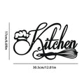 DDPNKL 1PC Kitchen Sign Wall Decor, Metal Kitchen Signs Wall Decor Farmhouse & Home & Kitchen Wall Decor Farmhouse & Kitchen