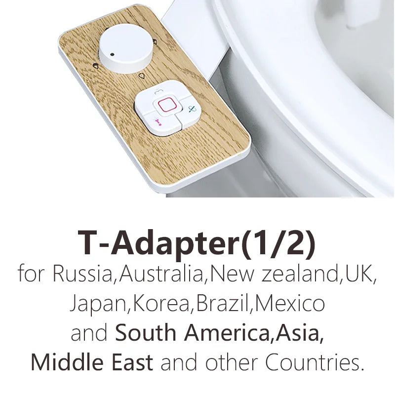Slim Bidet Bidet For Toilet WC Water Spray Dual Nozzle Self Cleaning Feminine Butt Wash Muslim Shattaf Toile Attachment Bidet