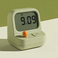 Creative Retro Mini Handheld Game Clock Alarm Machine for Kids Multi-Function Table Desk Clock Cute Digital Snooze Countdown
