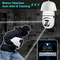 360 Degree Light Bulb Security Camera Full Color Night Vision 5GHz WiFi Surveillance Camera Automatic Human Tracking