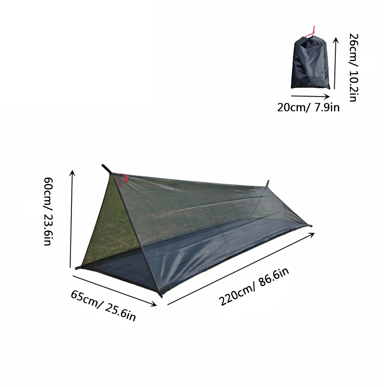 Lightweight Tent, Outdoor Adventure, Breathable Tent, 40D Fabric, Camping Tent, Lightweight, Compact, and Portable Tent