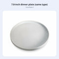 Ceramic Dinnerware Set, Single-Person Tableware, Matte Gray Bowl Plate Mug Spoon, High-End Hotel, Creative Ins Design