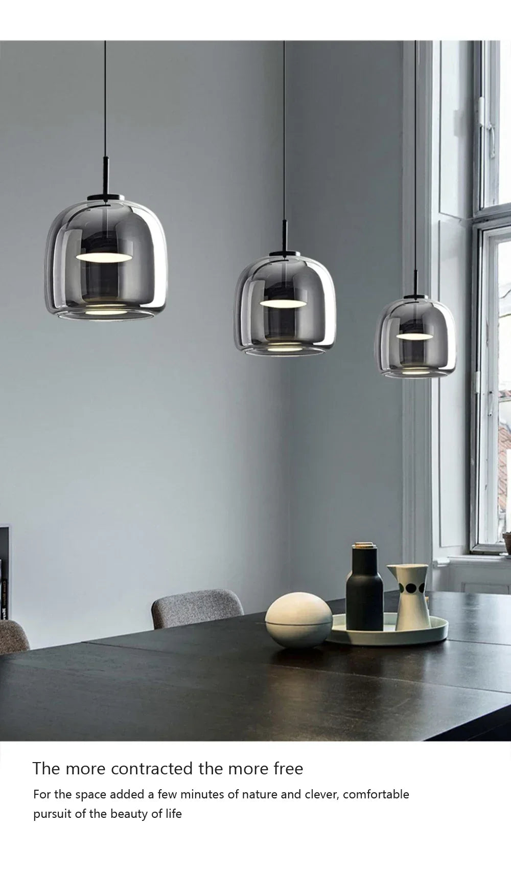Modern Glass Pendant Light luxury Deco Nordic Led Hanging Light Fixtures  Modern Luminaire Suspension lamp