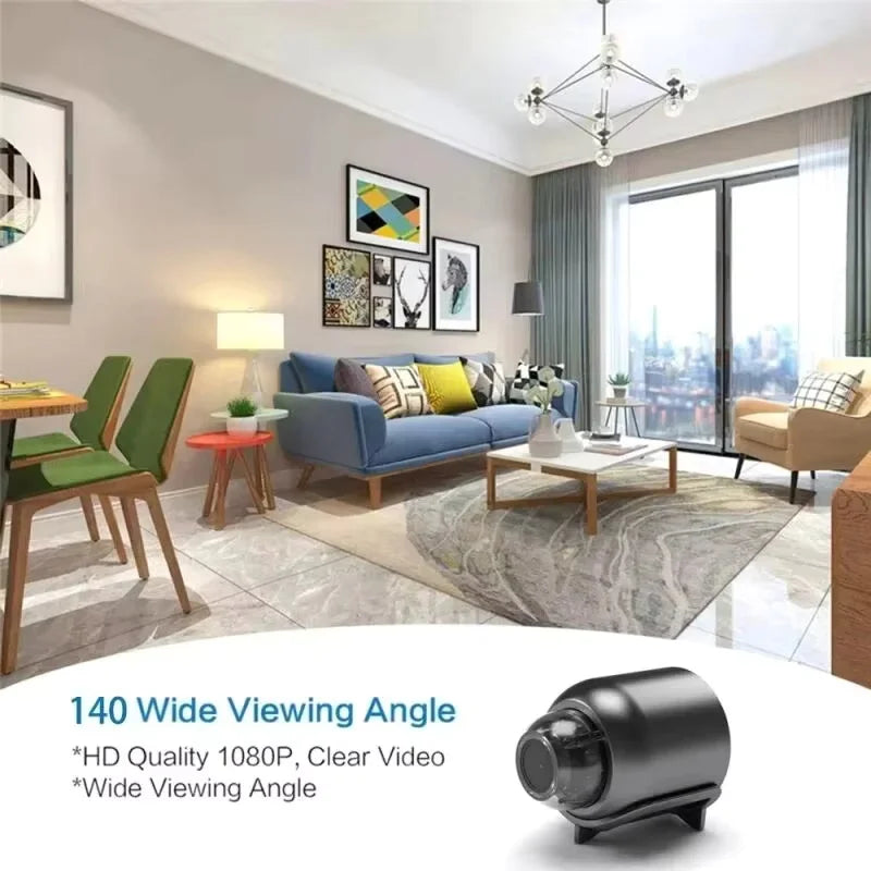 HD 1080P X5 Mini Camera Camera IP Camera Recorder Wireless WiFi Baby Monitor Indoor Safety Security Surveillance Night Vision