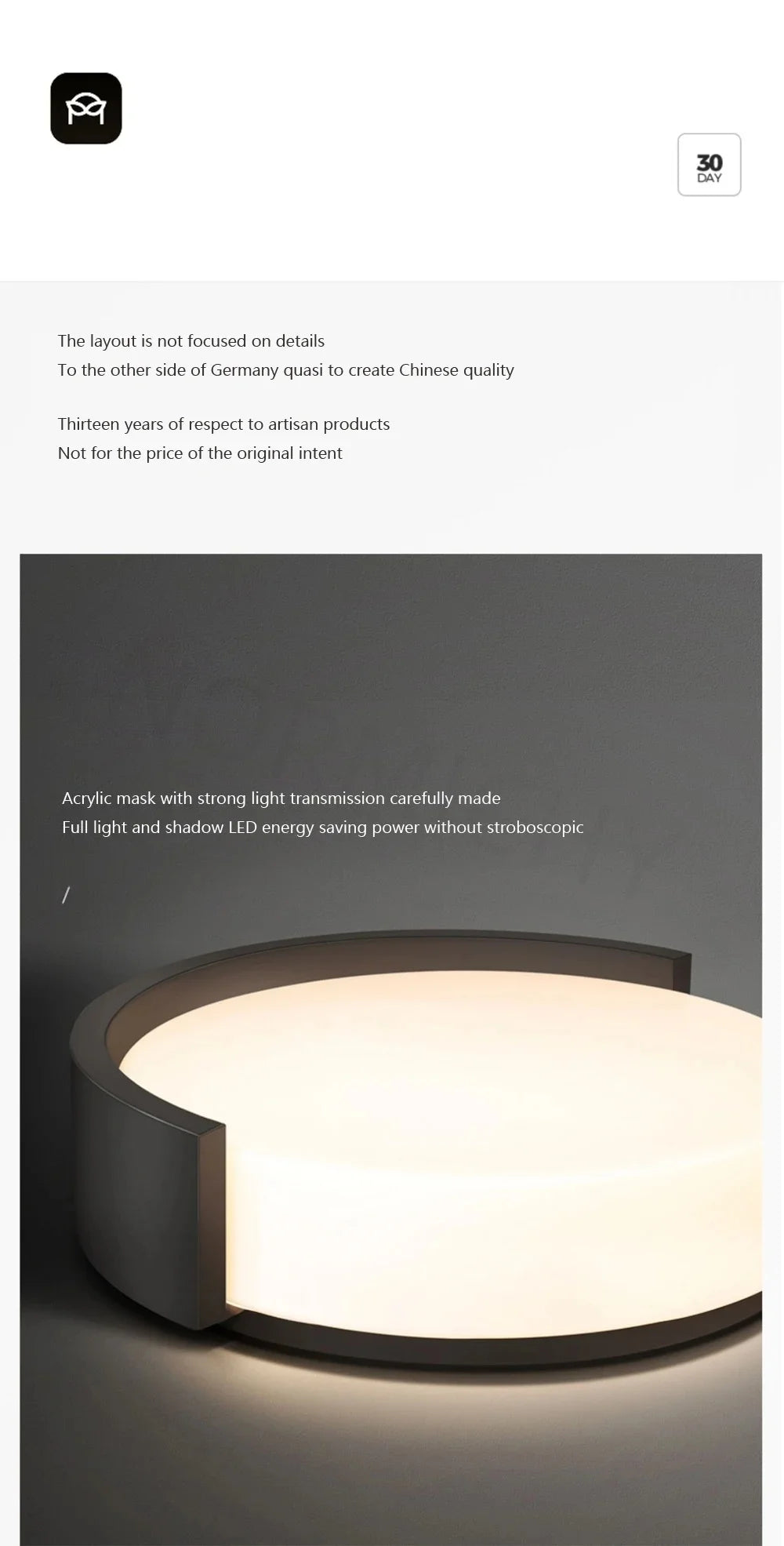 Modern Led Minimalist Nordic Black And White Room Main Light Living Room Circular Ceiling Light New Home Appliance Light Fixture