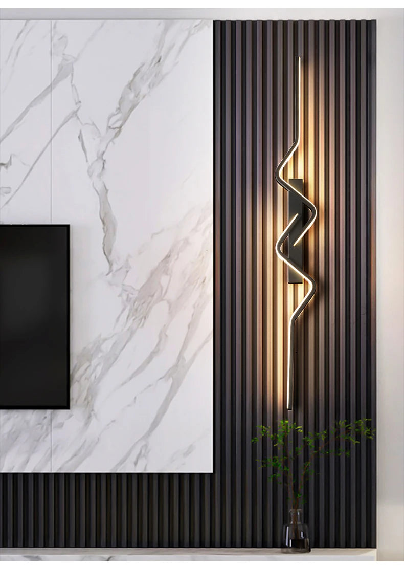 Modern Stairs Wall Light Nordic Living Room lights For Wall Sconce Ceiling Light Home Decor Lighting Fixtures Long Decor ghts