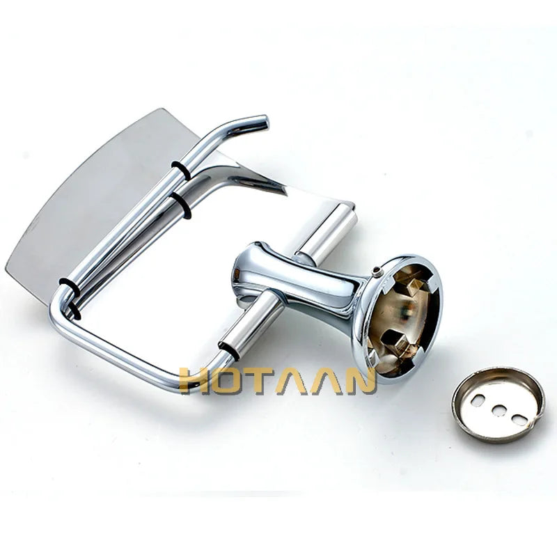 Bathroom Chrome Paper Holder With Crystal Wall Paper Roll Rack Hangs Paper Towel Holder Archaize Waterproof Toilet Paper  Holder